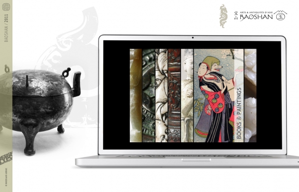 <p class='SolexBolLin titre'>2011-2012 / GALERIE BAOSHAN - WEBDESIGN</p><div class='desc'>Créer une galerie d’exposition et de vente d’antiquités asiatiques sur Internet , mettant en exergue les pièces par la qualité du focus photographique autour duquel le design prend place. Ce dernier, discret, est au service de l’information. La galerie, évolutive, est un peu à l’image d’un catalogue de ventes aux enchères interactif, offrant un paiement sécurisé via Paypal.<br />Création d’identité, concept et design du site web. Développement du CMS: David Joyeux<br /><a href='http://www.galeriebaoshan.com'>www.galeriebaoshan.com</a><p class='contact'><a href='mailto:mail.nicolasleduc@wanadoo.fr'>Contactez-moi pour un projet</a></p></div>