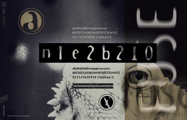<p class='SolexBolLin titre'>1997 / NLE2B210 - FONTE</p><div class='desc'>“Fuse is a new venture in type design […] for a fresh approch of typography”<br />Le NLE2B210 est une fuse, autrement dit un caractère expérimental. Il fut créé dans les années 90 avec Éric de Berranger à partir de filtres photoshop.<br />Il s’inscrit dans la lignée des fontes 'Confidential, Blur, Dirty, Moonbasealpha, StampGothic, State, Trixie'… issues du courant<br />de recherche et de développement sur la limite de la lisibilité typographique, sur fond d’époque tramé d’effets 'Seven' et des révolutions graphiques de Neville Brody et David Carson.<br /><br /><br /><br /><p class='contact'><a href='mailto:mail.nicolasleduc@wanadoo.fr'>Contactez-moi pour un projet</a></p></div>