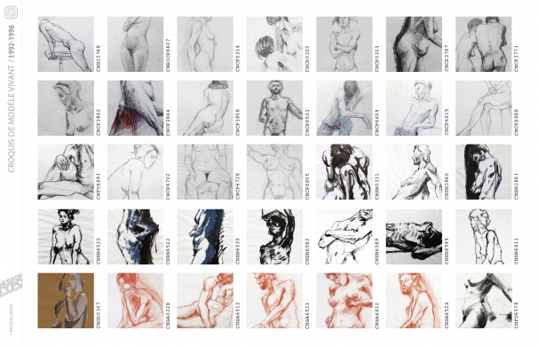 <p class='SolexBolLin titre'>1992-1996 / CROQUIS</p><div class='desc'><p>Croquis au format raisin et demi-raisin, dans des techniques aussi diverses que le fusain, la sanguine, le crayon, l'encre au calame ou au pinceau, le lavis, la gouache, le stylo bille.</p>
<p>Les prix varient en fonction de la qualité de l'œuvre et de l'état.</p>
<p> </p>
<p>Les croquis de modèles vivants, à l'instar des académies, s'inscrivent dans le classicisme issu de la formation des grandes écoles françaises. Elles représentent le socle de l'artiste, son amour originel du dessin.</p>
<p> </p>
<p>On peut faire un parallèle entre le travail de la typographie et la calligraphie avec les académies et les croquis ; quand les premiers imposent une stature, une image figée, les seconds donnent le mouvement, la vibrance dans l'instant.</p><p class='contact'><a href='mailto:mail.nicolasleduc@wanadoo.fr'>Contactez-moi pour un projet</a></p></div>