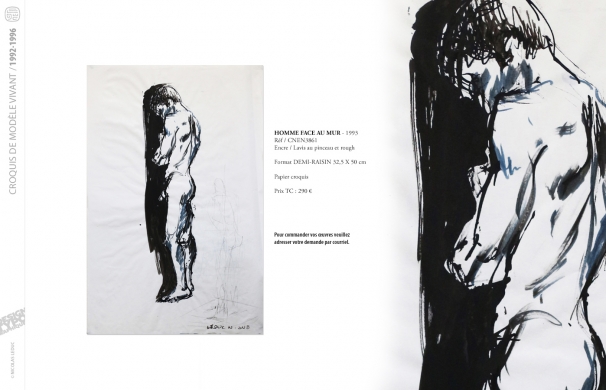 <p class='SolexBolLin titre'>1992-1996 / CROQUIS</p><div class='desc'><p>Croquis au format raisin et demi-raisin, dans des techniques aussi diverses que le fusain, la sanguine, le crayon, l'encre au calame ou au pinceau, le lavis, la gouache, le stylo bille.</p>
<p>Les prix varient en fonction de la qualité de l'œuvre et de l'état.</p>
<p> </p>
<p>Les croquis de modèles vivants, à l'instar des académies, s'inscrivent dans le classicisme issu de la formation des grandes écoles françaises. Elles représentent le socle de l'artiste, son amour originel du dessin.</p>
<p> </p>
<p>On peut faire un parallèle entre le travail de la typographie et la calligraphie avec les académies et les croquis ; quand les premiers imposent une stature, une image figée, les seconds donnent le mouvement, la vibrance dans l'instant.</p><p class='contact'><a href='mailto:mail.nicolasleduc@wanadoo.fr'>Contactez-moi pour un projet</a></p></div>