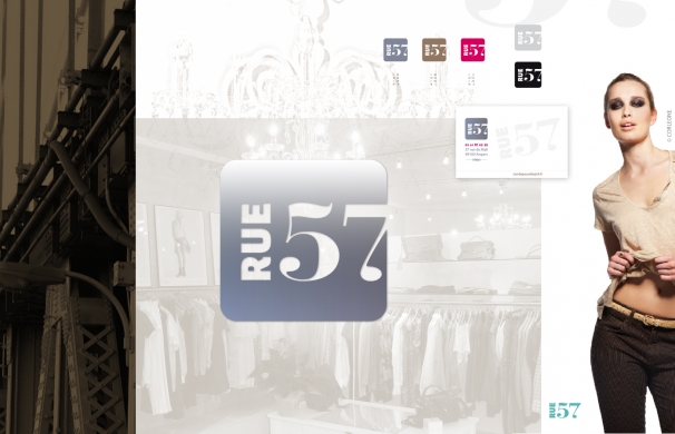 <p class='SolexBolLin titre'>2010-2012 / RUE 57 - PRINT DESIGN</p><div class='desc'>Refonte de l’identité du magasin Rue 57.<br />Un lifting sur mesure permettant un changement en douceur pour un nouveau propiriétaire proposant de nouvelles marques. Plus fashion et plus haut de gamme la boutique de prêt-à-porter située à Angers s’affiche et propose des enseignes phares de la mode parisienne tel que Paul & Joe sister, virginie castaway ou encore Corleone. <br />Logotype, code couleur, carte de visite, flyer, 1/4 de page publicitaire pour le magazine Elle, affiche A3, applications design sur les séries printemps-été & automne-hiver 60x80 cm.<p class='contact'><a href='mailto:mail.nicolasleduc@wanadoo.fr'>Contactez-moi pour un projet</a></p></div>